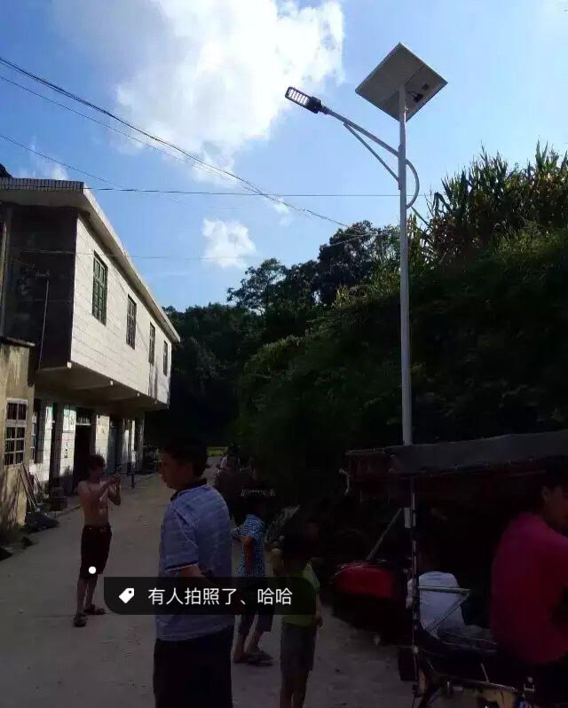 廣西百色新農村太陽能路燈工程案例